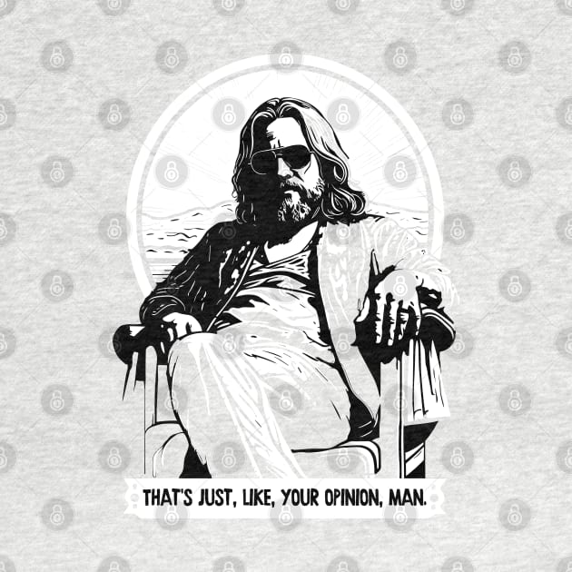 The Dude - Big Lebowski Quote Design by DankFutura